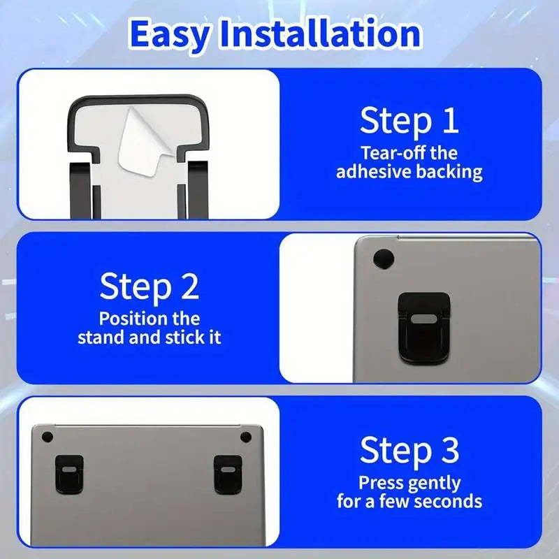 2PCS Mini Laptop Stand for Desk, Keyboard Stands, Portable Laptop Stand Foldable, Sleek Computer Notebook Holder