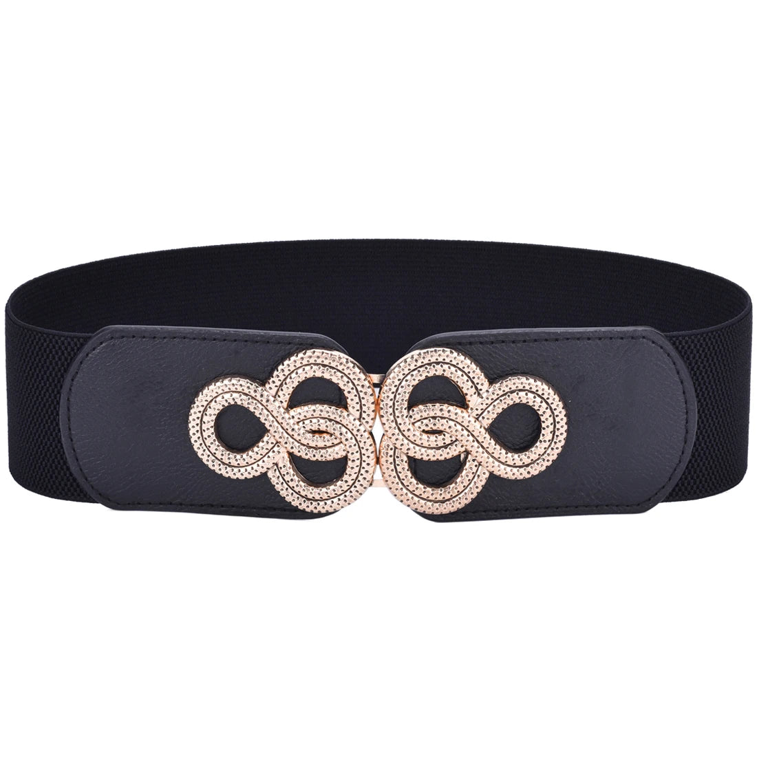 Women Wide Elastic Waist Belt Vintage Stretchy Waistband for Ladies Dresses