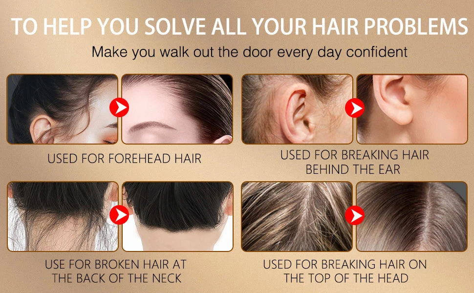 LOCKMIO Women Hair Wax Stick for Wigs Anti-frizz Flyaways Control Styling Wax Long-lasting Smooth Broken Back Hair Pomade Cream