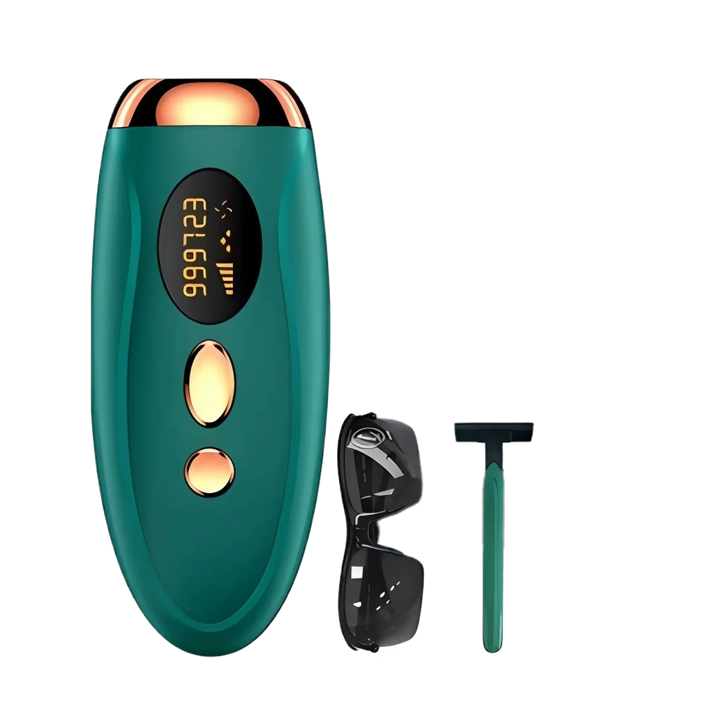 Portable IPL Laser Epilator 999999 Flashes - Painless, Permanent Hair Removal for Women’s Body and Bikini Line