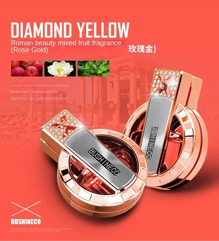 Car Perfume Air Freshener Auto Vent Aromatherapy High-End and Elegant Car Perfume Good Gifts for Women Long Lasting Perfume