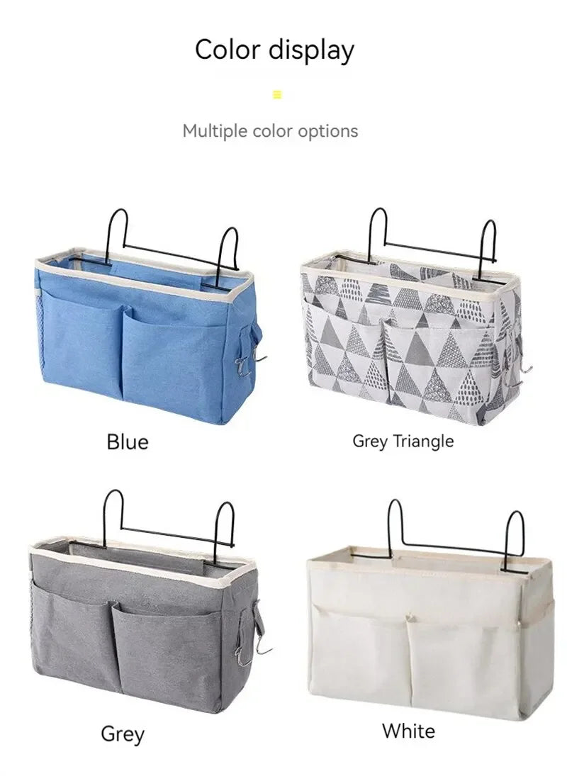 Bedside Storage Rack Dormitory Storage Basket Bedside Hanging Basket Bedside Storage Basket Bedroom Bed Storage Rack