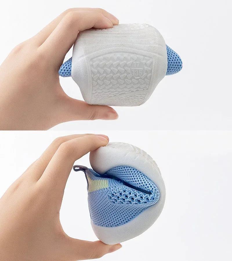 Spring Popular New Baby Shoes Mesh Knit Breathable Kid Girls Boys 0-3T Summer Slip-On Casual Sneakers Toddler Non-Skid Prewalker