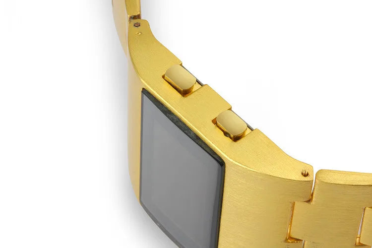 Luxury Gold Big Watch Men Sport Led Digital Watches Gold Silver Black Stainless Steel Electronic Wristwatches Reloj Hombre 2022