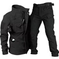 Waterproof Shark Skin Tactical Sets Mens Thicken Fleece New Soft Shell Combat Jackets+windproof Warm Cargo Pant 2 Piece Set
