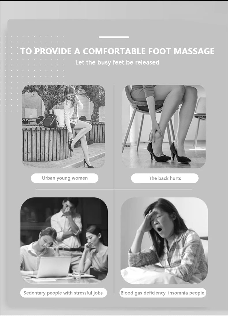 Foot massage machine Foot kneading foot leg massager electric heating home leg machine Christmas gifts, Valentine's Day gifts, M