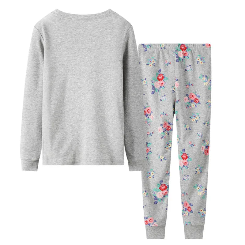   Jumping Meters 2-6T Baby Boys Clothing Sets Autumn Winter Ice Cream Print Cotton Boys Girls Outfit Long Sleeve Sleepwear