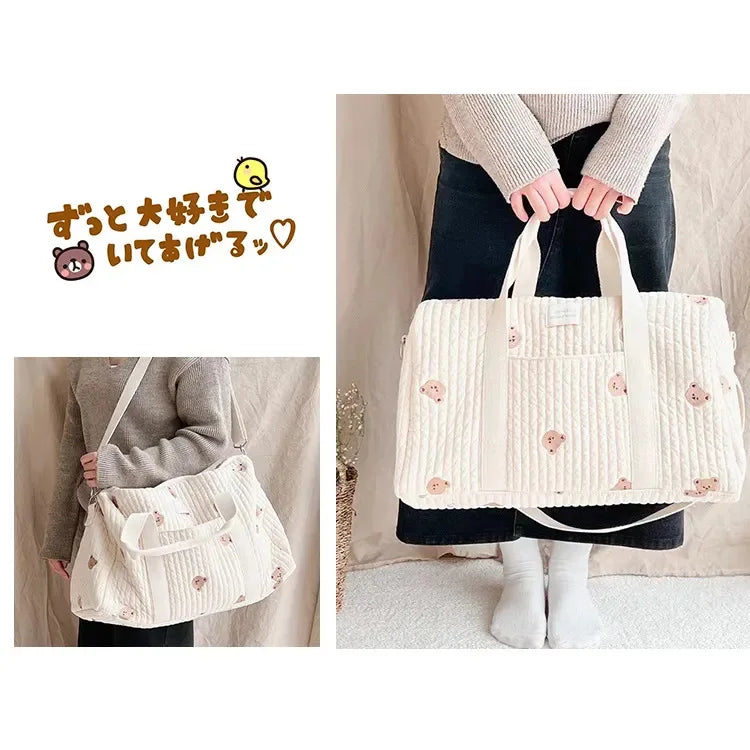 Large Mommy Bag Maternity Pack Baby Diaper Bag Stroller Nappy Organizer Portable Luggage Tote Bags Travel Changing Messenger Bag