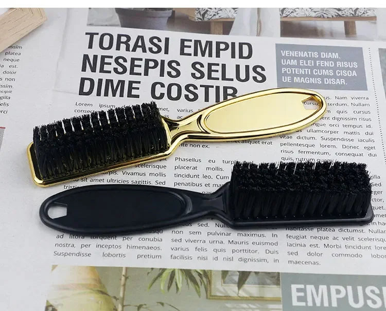 Professional Solid Wood Hairdressing Soft Hair Cleaning Brush Barber Neck Duster Brush Hair Remove Comb Hair Styling Tools Combs