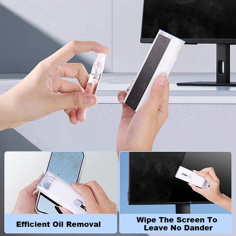 7-in-1 Keyboard Cleaning Kits Airpods Cleaner Headset Cleaner Pen Laptop Screen Cleaning Bluetooth Earphones Cleaning Kit