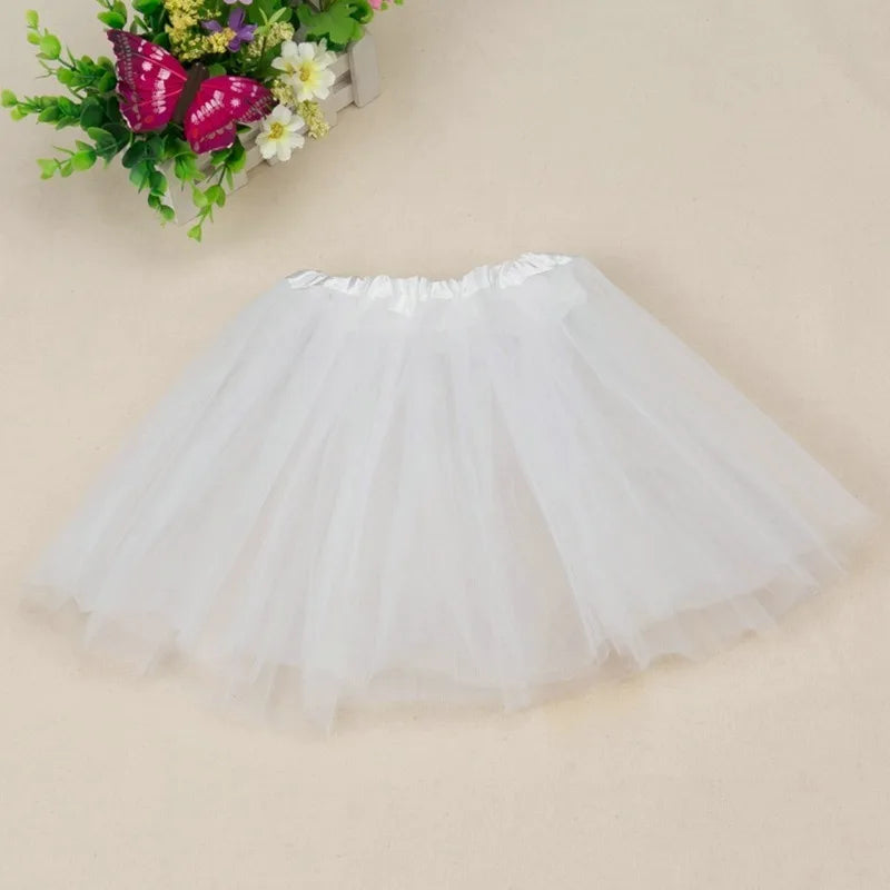 Women's Tutu Skirt 50s Rockabilly Petticoat Ballet Underskirt Elastic High Waist Ballet Skirt Dance Dress Costume Party Skirt