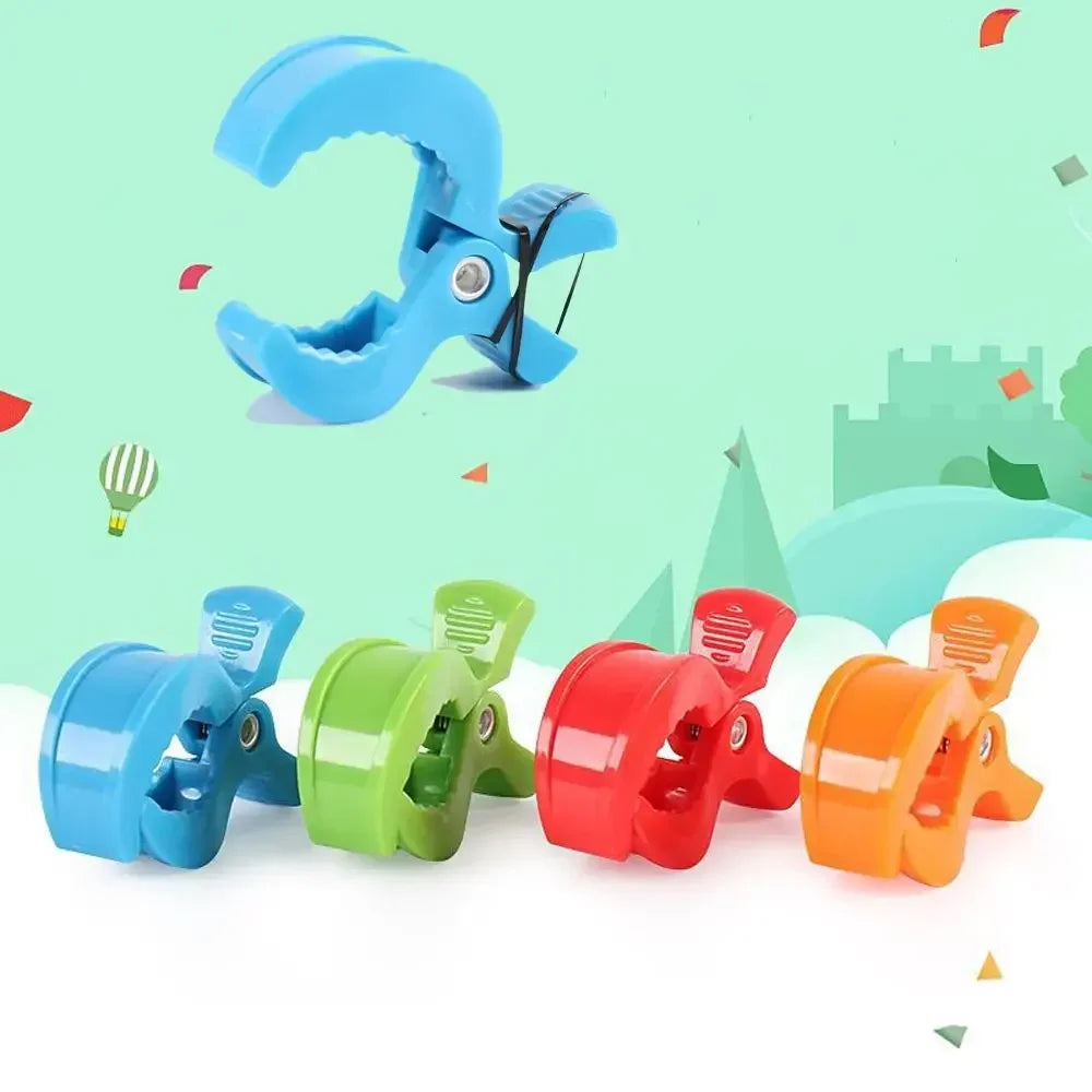 2pcs Baby Stroller Accessories Baby Stroller Clamp Alligator Clip Pram Peg Portable Stroller Hook Baby Car Seat Clips Toddler