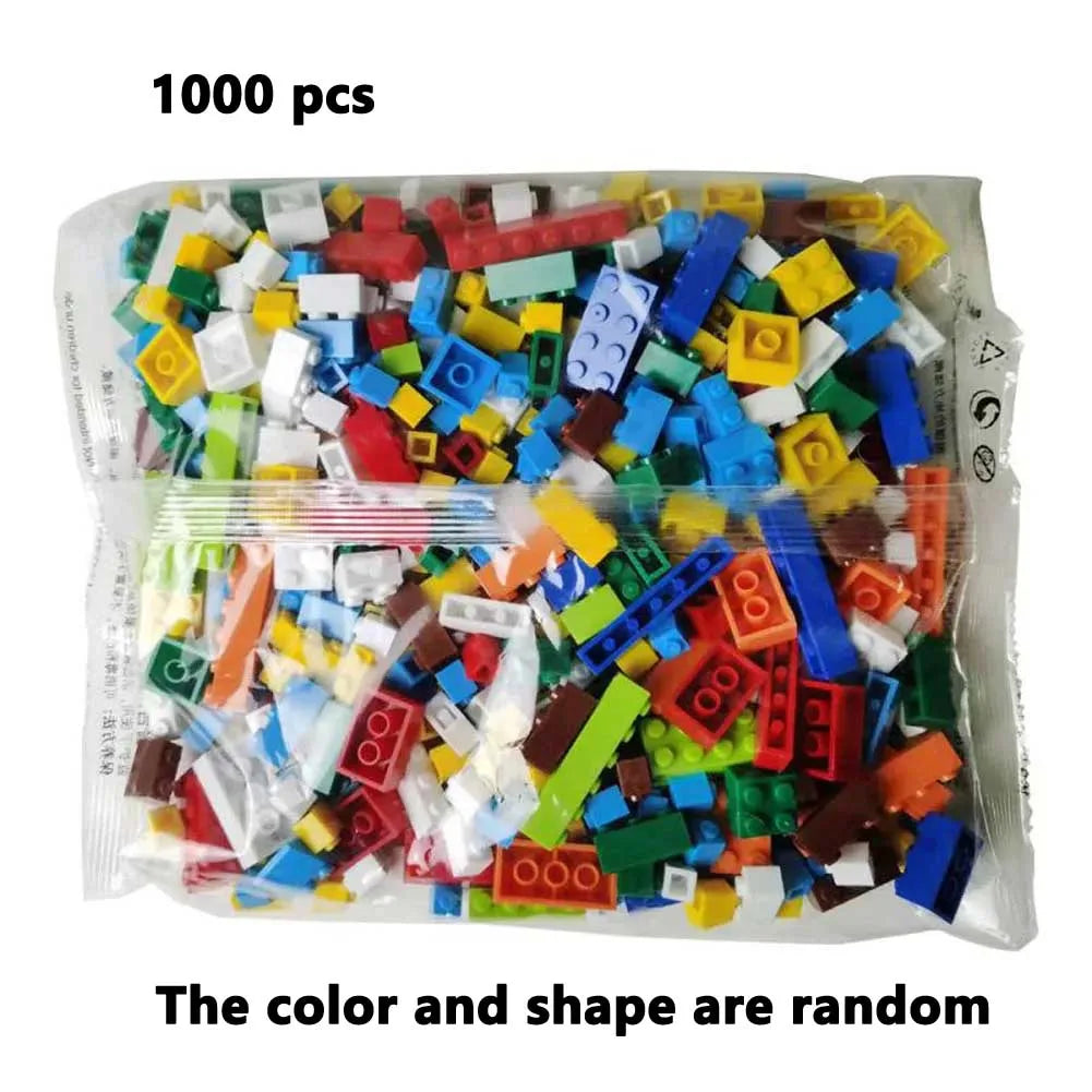 1000/500/300pcs Building Blocks City DIY Creative Building Blocks Compatible Building Blocks Large Base Plate Educational Child