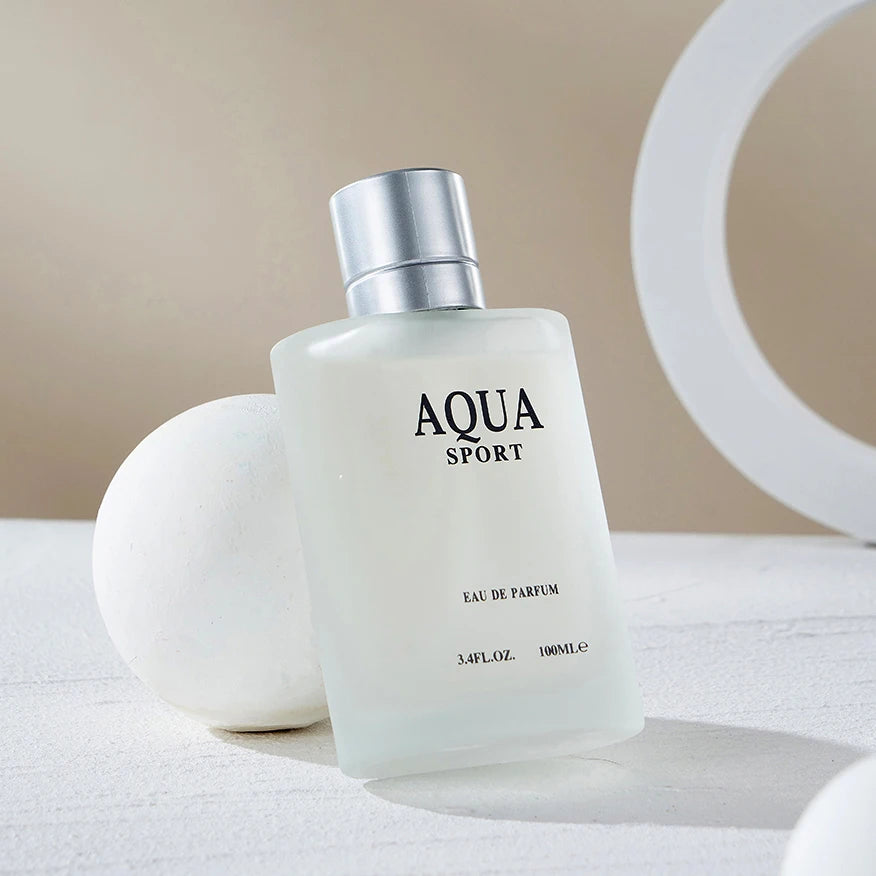AQUA Perfume for Men EDP 100ML 3.4FL.OZ, Aquatic Aromatic Eau de Parfum, Fresh Lime Musk Ocean Fragrance Spray Men‘s Cologne
