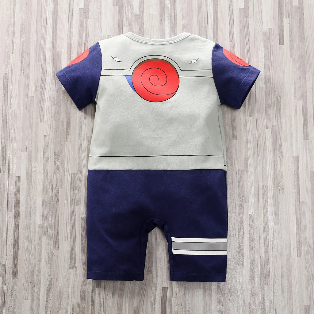 Newborn Clothing Handsome Anime Role Play Cotton Comfortable Soft Boys And Girls 0-18 Summer Short Sleeved Baby Jumpsuit