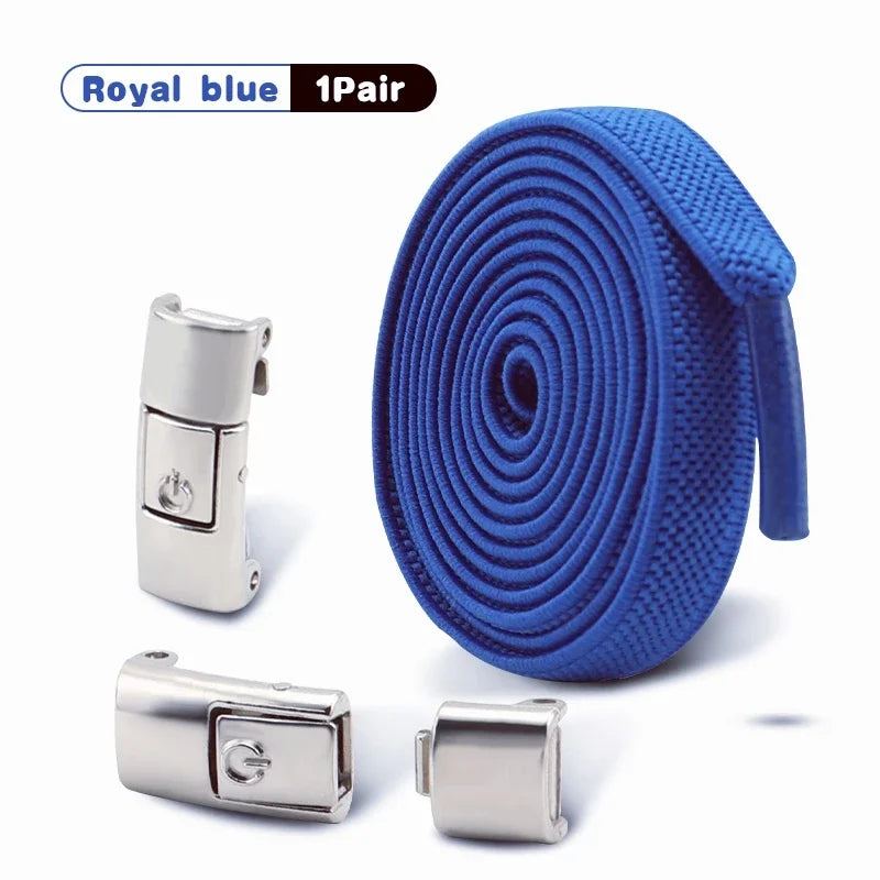No Tie Shoe Laces Outdoor Sports Shoelaces Without Ties Elastic Laces Sneakers for Kids Adult Unisex Shoelace Shoes Accessories