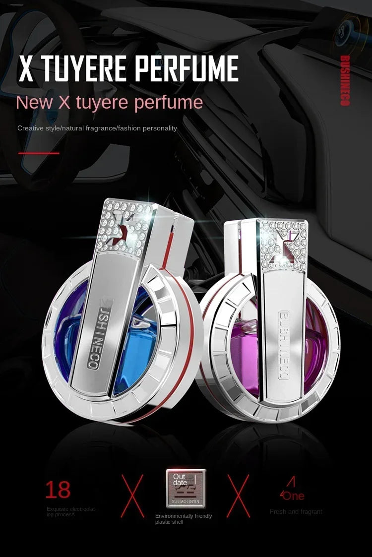 Car Perfume Air Freshener Auto Vent Aromatherapy High-End and Elegant Car Perfume Good Gifts for Women Long Lasting Perfume
