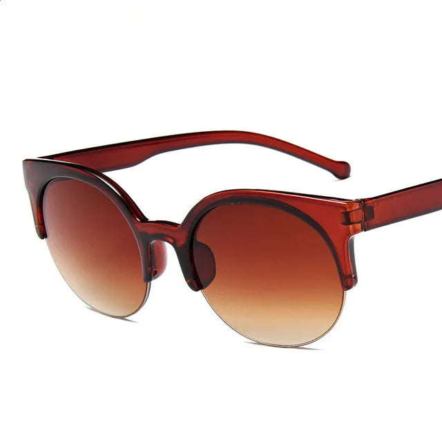 Cat Eye Women Sunglasses Oversized Sun Glasses Cat Eye Vintage Lens Mirror Female Eyewear Goggles for Women UV400 Gafas De Sol
