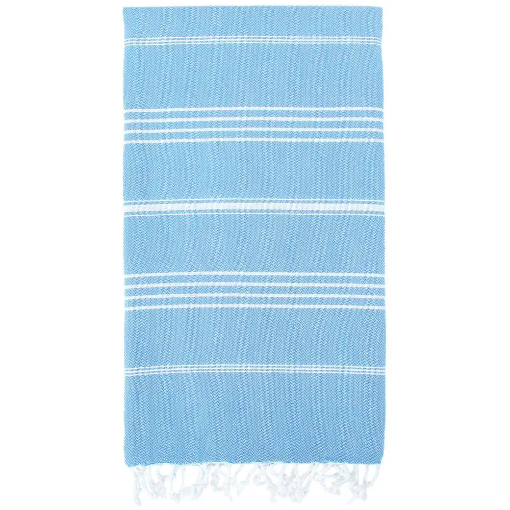 Eco-friendly 100% Cotton 100x180cm Woven Striped ODM Design Monogrammed Personalized Coloured Quick-Dry Compressed Turkish Beach